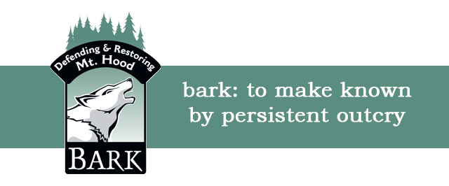 bark: to make known by persistent outcry