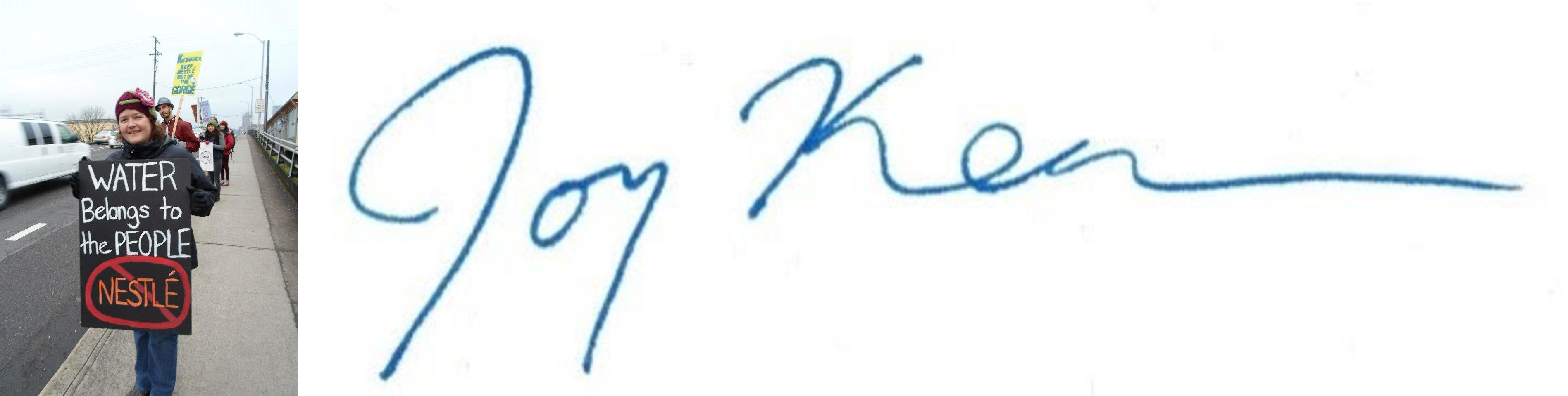 joy keen photo and signature